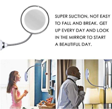 Load image into Gallery viewer, 10X Magnifying LED Lighted Flexible Mirror
