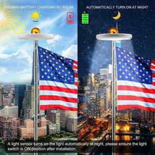 Load image into Gallery viewer, Solar Powered Flagpole Lights - All Night Long Last Flag Pole Lights - LED
