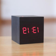 Load image into Gallery viewer, Modern Digital Wood Clock
