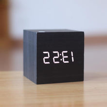 Load image into Gallery viewer, Modern Digital Wood Clock
