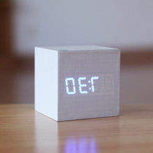 Load image into Gallery viewer, Modern Digital Wood Clock
