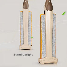 Load image into Gallery viewer, Self-Wringing Double-Sided Flat Microfiber Mop &amp; Broom With 360 degree Spin
