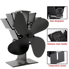Load image into Gallery viewer, Heat Powered Fireplace Fan - Heat Your Home More Efficiently!
