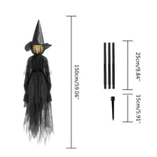 Load image into Gallery viewer, Lighted Halloween Witch Stake - Halloween Witches Decor

