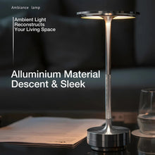 Load image into Gallery viewer, Cable-Free Rechargeable Modern Aura Table Lamp
