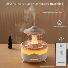 Load image into Gallery viewer, Mushroom Humidifier with Raining Cloud Lamp Aromatherapy - Colorful Raindrop Light Essential Oil Diffuser
