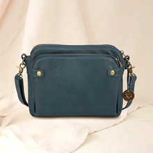 Load image into Gallery viewer, Three-Layer Crossbody Leather Shoulder Bag &amp; Clutch
