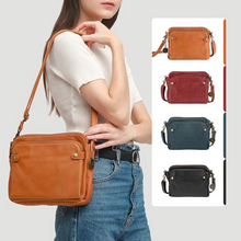 Load image into Gallery viewer, Three-Layer Crossbody Leather Shoulder Bag &amp; Clutch
