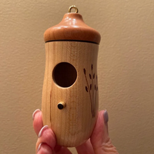 Load image into Gallery viewer, Wooden Hummingbird House - Gift for Natural Lovers
