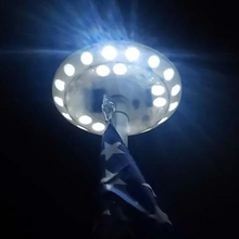 Load image into Gallery viewer, Solar Powered Flagpole Lights - All Night Long Last Flag Pole Lights - LED
