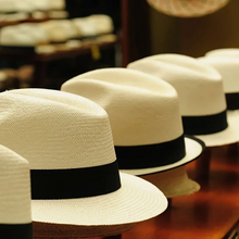 Load image into Gallery viewer, Classic Panama Hat-Handmade In Ecuador
