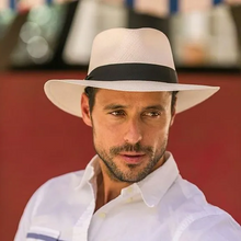 Load image into Gallery viewer, Classic Panama Hat-Handmade In Ecuador
