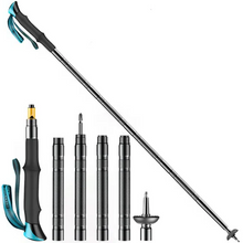 Load image into Gallery viewer, Multi-Functional Tactical Trekking Pole - Survival Hiking Stick with Built-In Tools - Durable &amp; Versatile for Camping and Outdoor Adventures
