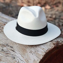 Load image into Gallery viewer, Classic Panama Hat-Handmade In Ecuador
