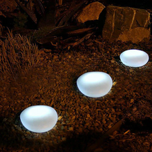 Load image into Gallery viewer, Solar Pebble ABS Sandblasted LED Outdoor Landscape Glass Light
