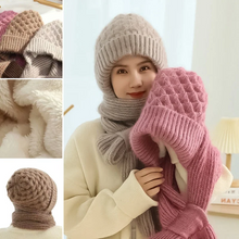Load image into Gallery viewer, Women's Winter Integrated Ear Protection Windproof Cap Scarf
