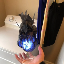 Load image into Gallery viewer, Halloween Floating Fireball Prop - LED Glowing Fireball Ornament
