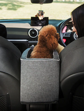 Load image into Gallery viewer, Pet Armrest Safety Seat - Pet Car Seat Travel Bag Suitable for Small Dogs and Cats
