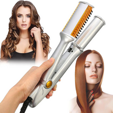 Load image into Gallery viewer, Professional 2 in 1 Rotating Iron Hair Brush
