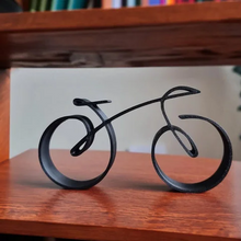 Load image into Gallery viewer, Minimalistic Bicycle Sculpture Wire Framed Style
