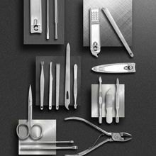 Load image into Gallery viewer, 19 in 1 Stainless Steel Manicure set Nail clipper Kit
