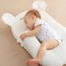 Load image into Gallery viewer, Newborn Baby Rest &amp; Comfort Pillow: Anti-Roll and Reflux-Resistant Sleep Support
