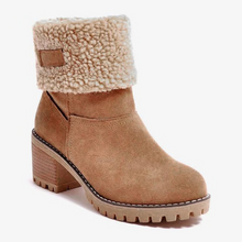 Load image into Gallery viewer, Womens Block Heel Snow Boots | Warm &amp; Stylish - Perfect Winter Gift
