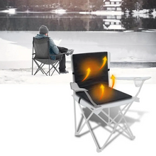 Load image into Gallery viewer, Foldable Heated Seat Cushion - 3 Level Temperature Controller Seat Cushion Heater Pad
