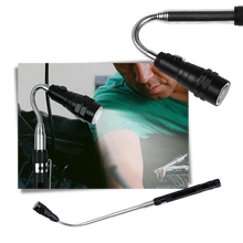 Load image into Gallery viewer, Telescopic magnetic LED flashlight
