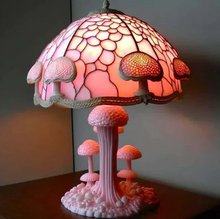 Load image into Gallery viewer, Stained Glass Plant Series Table Lamp
