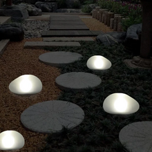 Load image into Gallery viewer, Solar Pebble ABS Sandblasted LED Outdoor Landscape Glass Light
