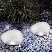 Load image into Gallery viewer, Solar Pebble ABS Sandblasted LED Outdoor Landscape Glass Light
