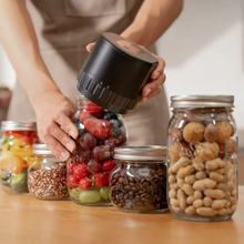 Load image into Gallery viewer, Electric Mason Jar Vacuum Sealer Kit | Cordless &amp; Efficient Vacuum System for Mason Jars – Easy Food Preservation
