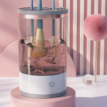 Load image into Gallery viewer, 3-in-1 Cosmetic Brush Cleaner Machine - Electric Makeup Brush Cleaner Device
