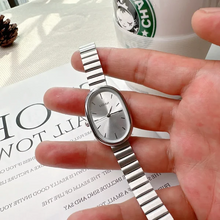 Load image into Gallery viewer, Luxury Oval Women's Quartz Watch (Stainless Steel)
