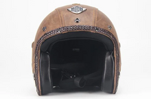 Load image into Gallery viewer, Retro Vintage Motorcycle Helmet Open Face With Goggle Mask
