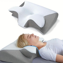 Load image into Gallery viewer, Butterfly Shape Pillow with Armrests - Ideal for Side and Back Sleepers
