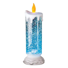 Load image into Gallery viewer, LED Christmas Candles Rechargeable With Glitter
