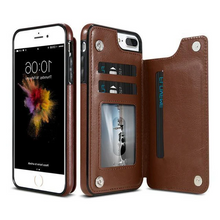 Load image into Gallery viewer, Luxury Leather Wallet Case For iPhone
