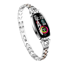 Load image into Gallery viewer, Waterproof Smart Fitness Bracelet w/ HR &amp; BP Monitor For Women
