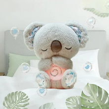 Load image into Gallery viewer, Anxiety Relief Koala Plush Toy with Music, Lights and Rhythmic Breathing Motion
