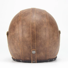 Load image into Gallery viewer, Retro Vintage Motorcycle Helmet Open Face With Goggle Mask
