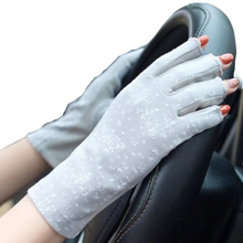 Load image into Gallery viewer, Stylish UV-Protective Cotton Gloves
