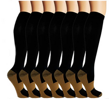 Load image into Gallery viewer, Copper Compression Socks (7 Pairs) for Women &amp; Men-Workout And Recovery
