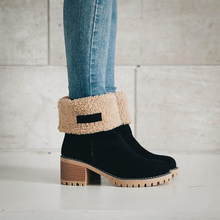 Load image into Gallery viewer, Womens Block Heel Snow Boots | Warm &amp; Stylish - Perfect Winter Gift
