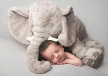 Load image into Gallery viewer, Baby Elephant Cuddle Pillow

