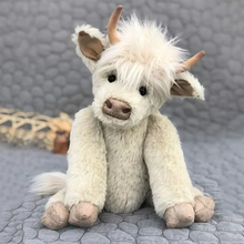 Load image into Gallery viewer, Scottish Handmade Highland Cattle Plush Toy

