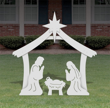 Load image into Gallery viewer, Holy Night Outdoor Christmas Nativity Set
