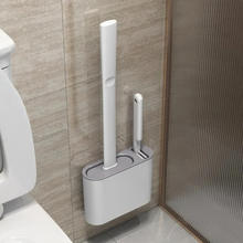 Load image into Gallery viewer, Wall-Mounted Toilet Brush &amp; Plunger Set - Modern, Space-Saving Design!
