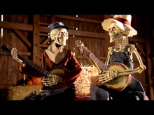 Load image into Gallery viewer, Funny Animated Dueling Banjo Skeletons
